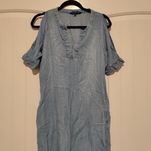 Light Blue Women's Dress (Cotton)